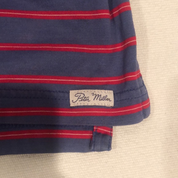 Peter Millar Men’s Striped Polo - Size Large - Picture 6 of 7
